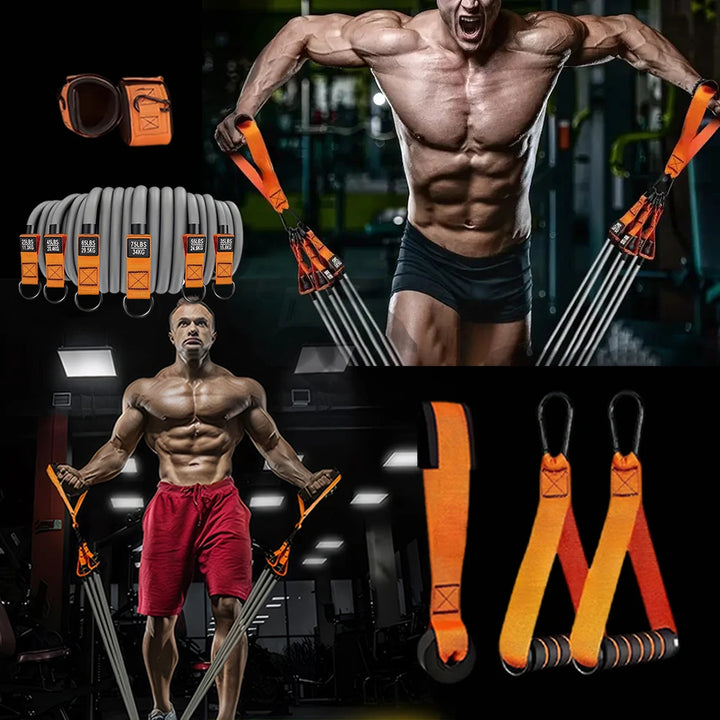 Resistance Bands Set – Heavy Duty Workout Bands with Handles