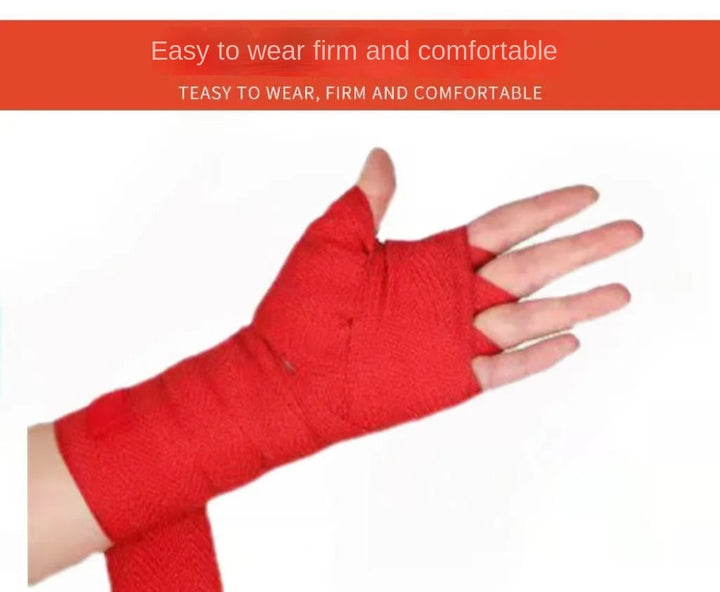 Cotton Elastic Boxing Hand Wraps – 3/5M Wrist & Fist Support