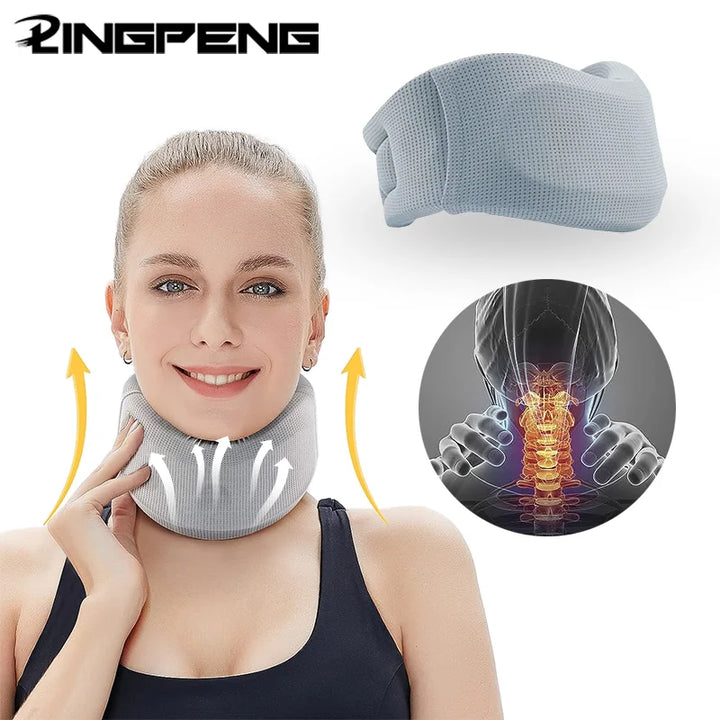 Adjustable Neck Brace – Cervical Support for Pain Relief & Posture Correction