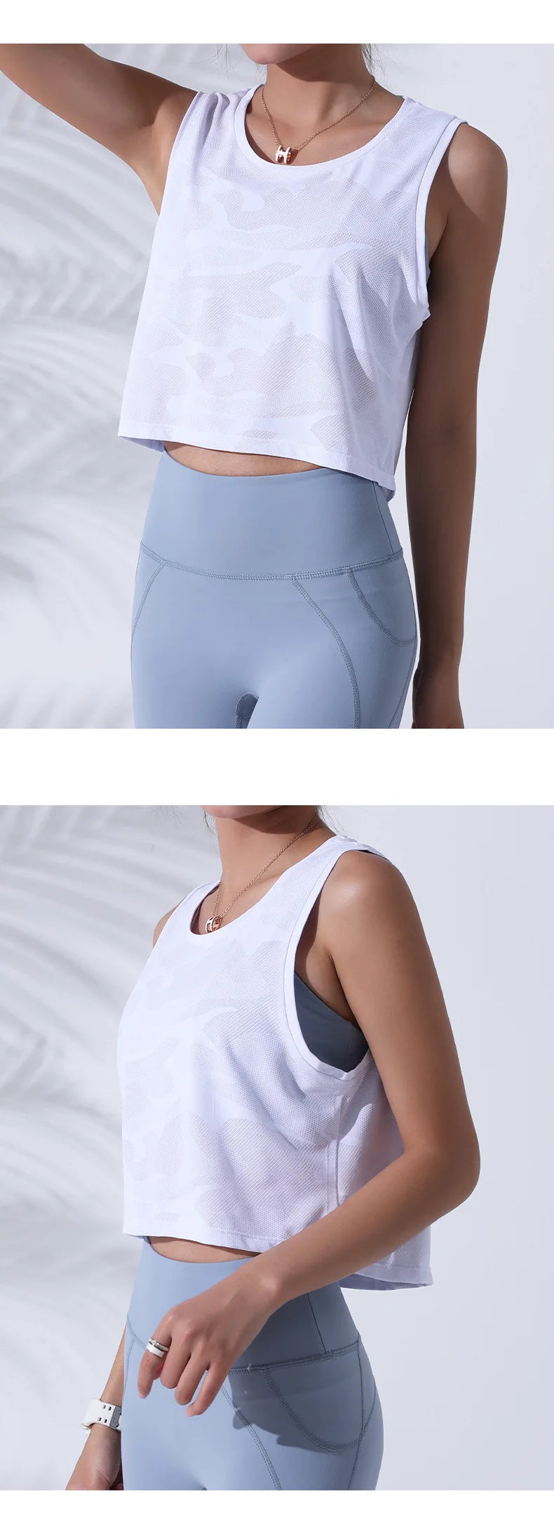 Women’s Camouflage Fitness Crop Top