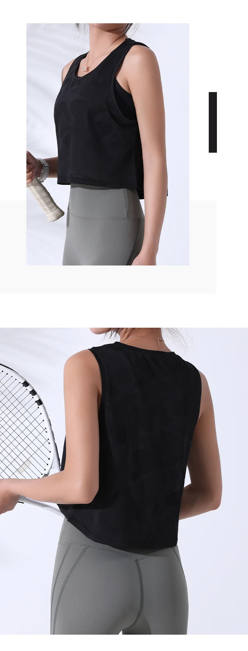 Women’s Camouflage Fitness Crop Top