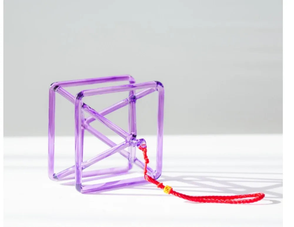 Blue Crystal Pyramid Singing Bowl