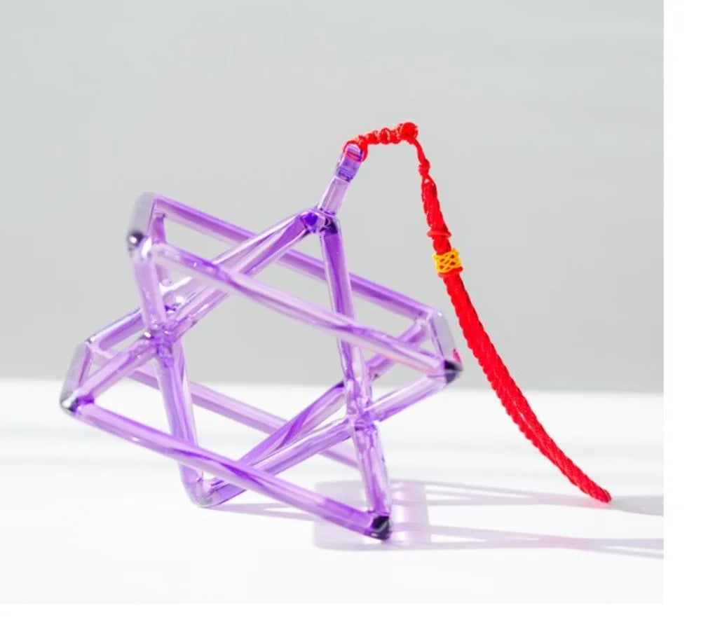 Blue Crystal Pyramid Singing Bowl