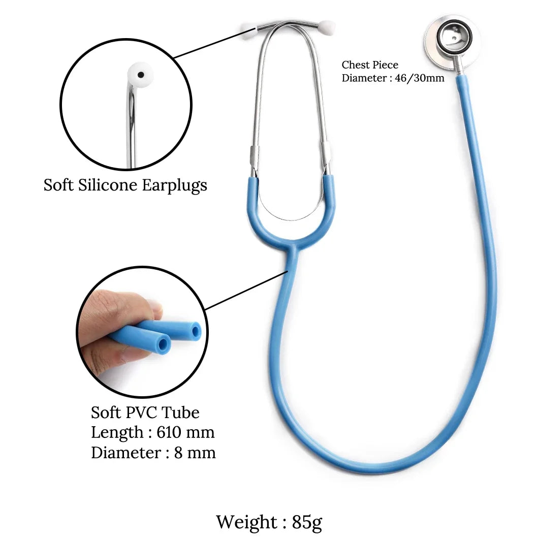 Dual-Head Medical Stethoscope