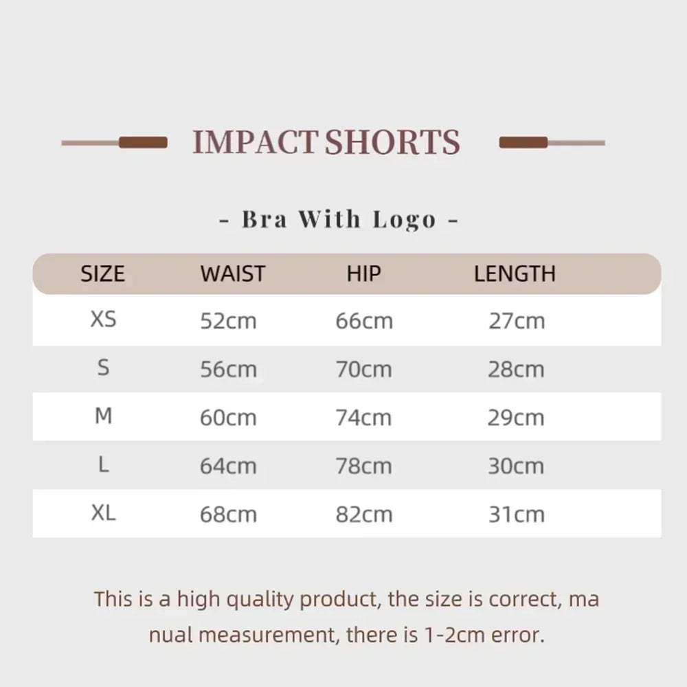 High-Waist Summer Yoga Shorts