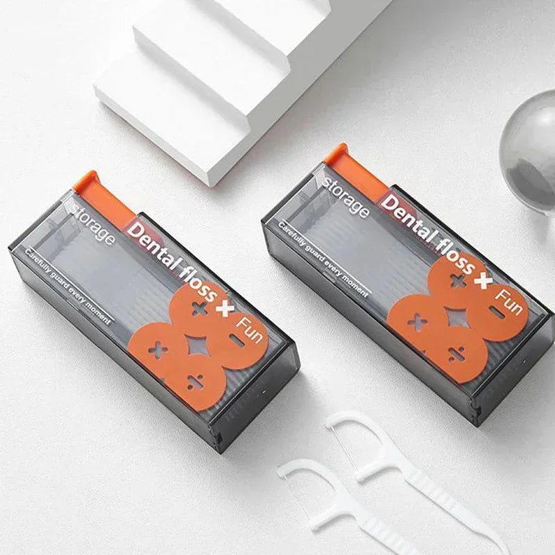 Auto-Floss Pro – One-Touch Pop-Up Dental Floss Holder with Refills