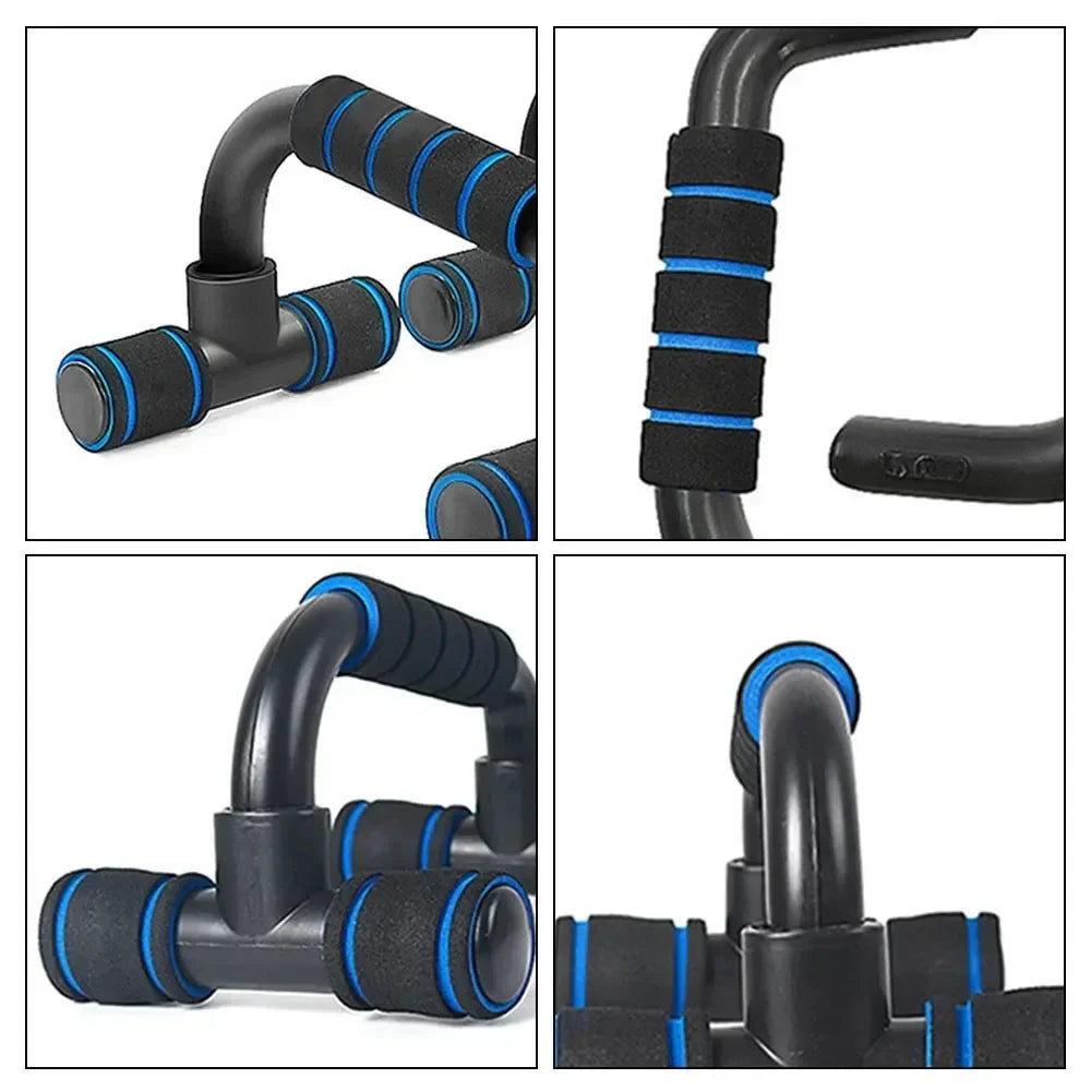 H-Shaped Push-Up Bars – Foam Grip Home Fitness Equipment