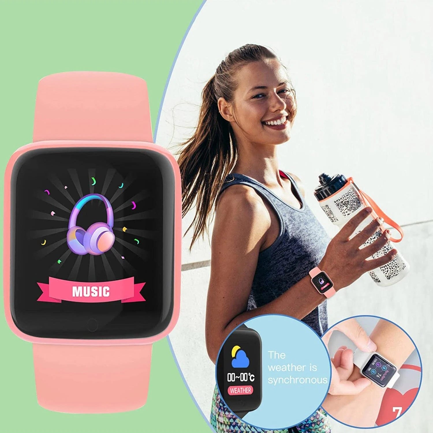 D13 Smartwatch – Bluetooth Fitness Tracker with Sleep & Music Control