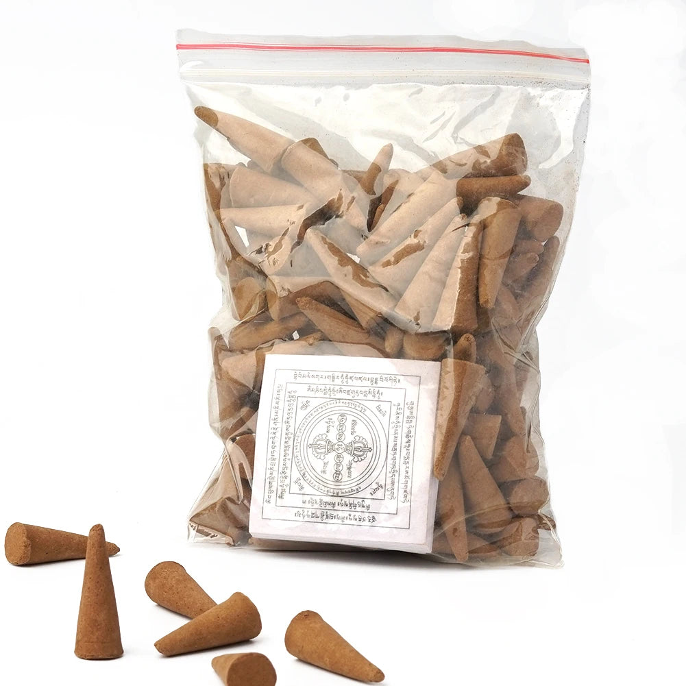 Tibetan Natural Incense Cones – Meditation & Buddha Offerings