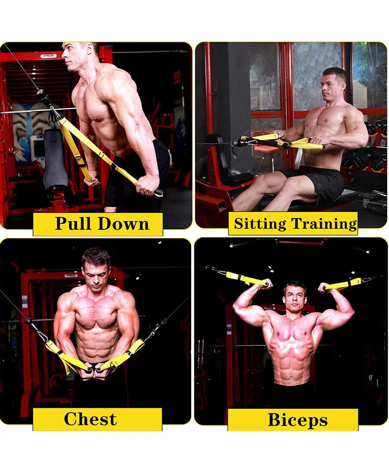 Tricep Pull Down Rope – Gym Cable Attachment for Strength Training