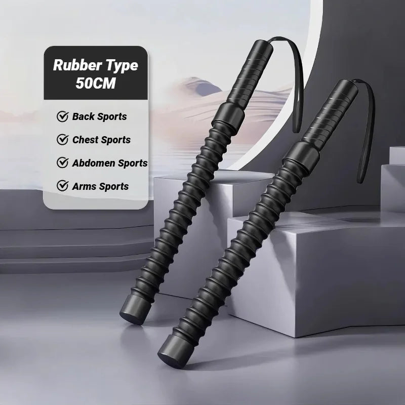 Strength Training Bar – Ergonomic Arm & Muscle Trainer with Spring Resistance