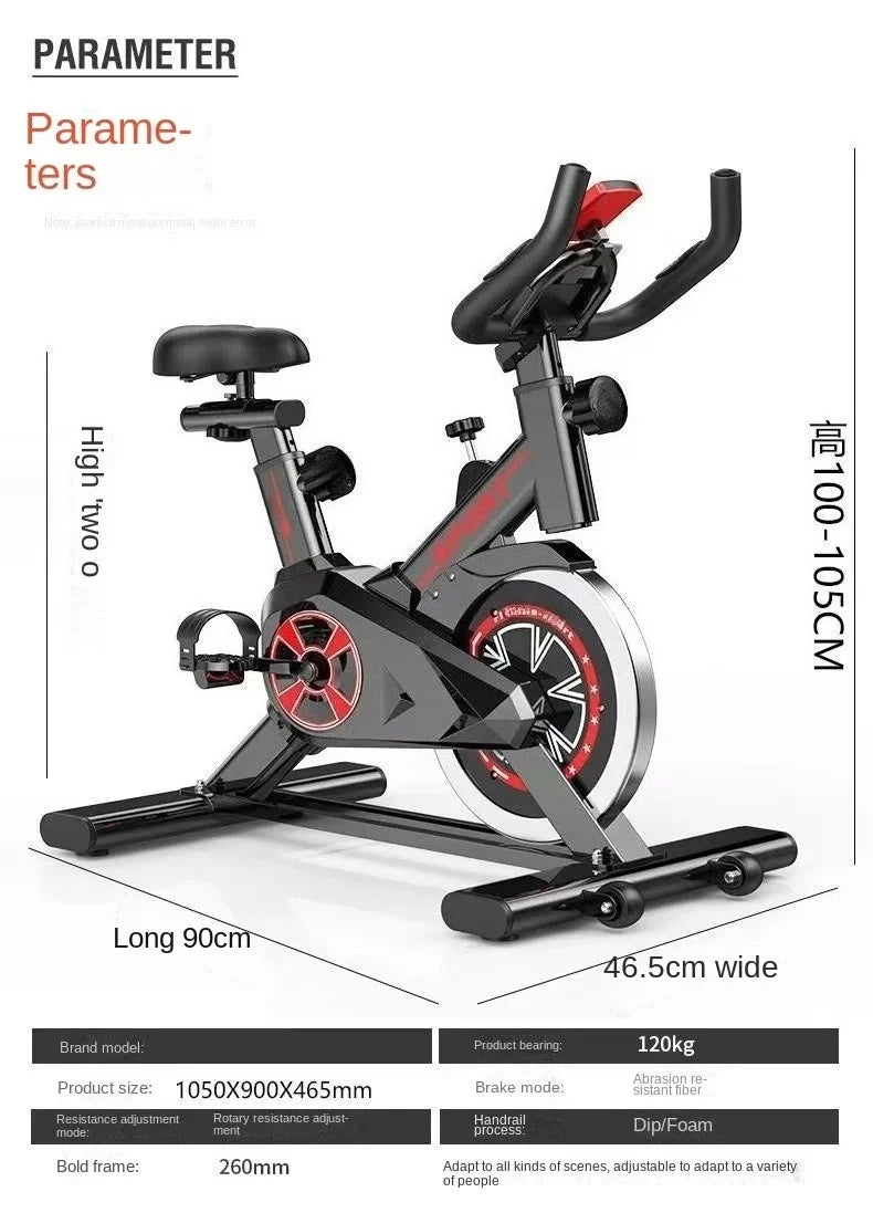 Silent Smart Spin Bike – Indoor Exercise & Weight Loss Fitness Equipment