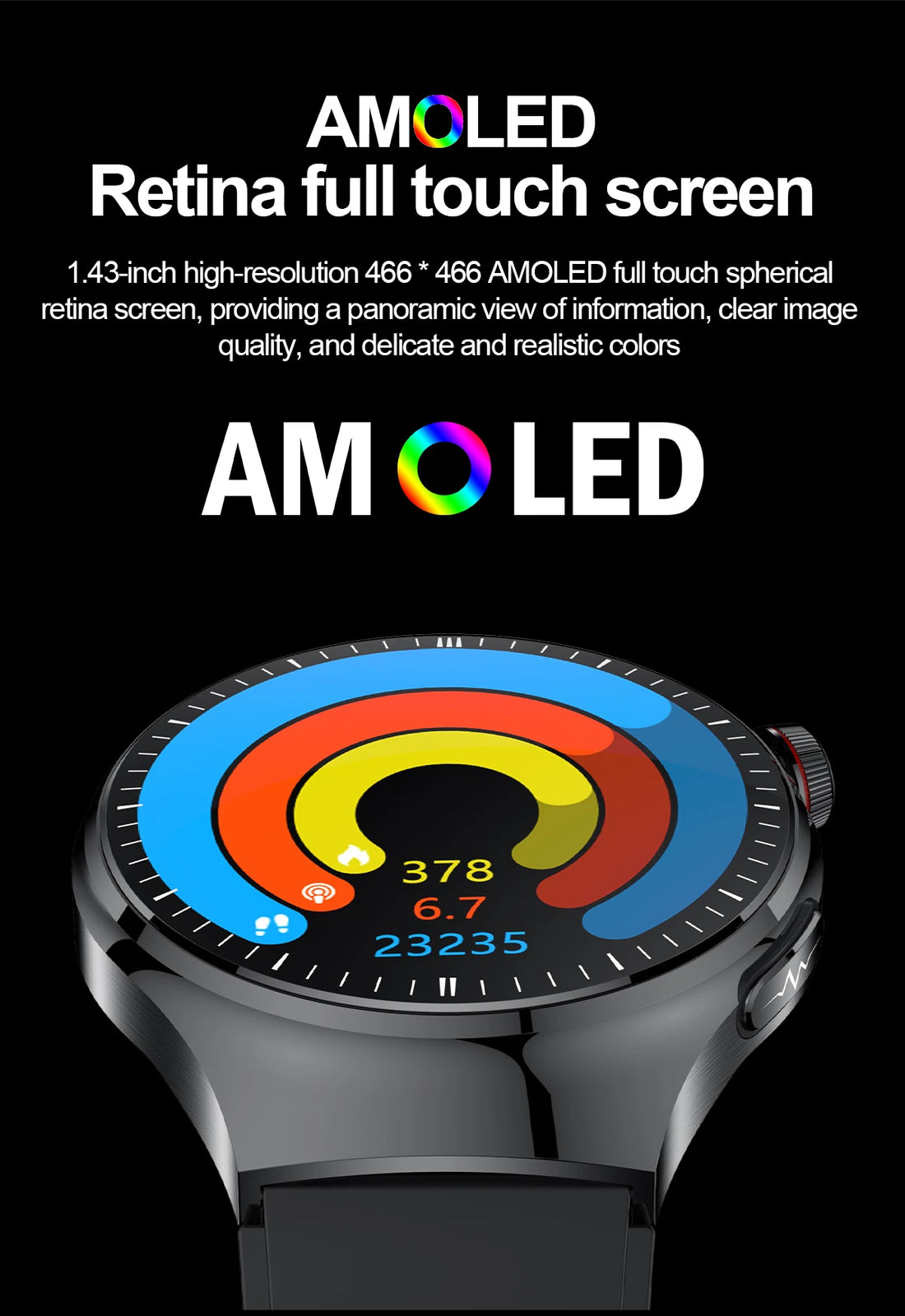 2025 Nursing-Grade Smartwatch – Blood Oxygen, Lipid, Uric Acid, ECG+PPG, Body Temp & Bluetooth Call