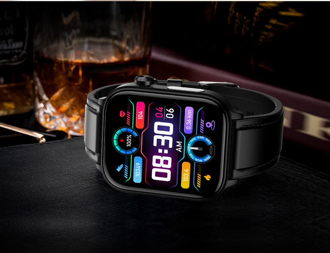 2025 ECG+PPG Smartwatch – Blood Pressure, Lipid & Uric Acid Monitor with Women’s Health Tracker