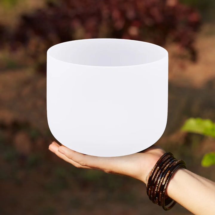 8-Inch Quartz Crystal Singing Bowl