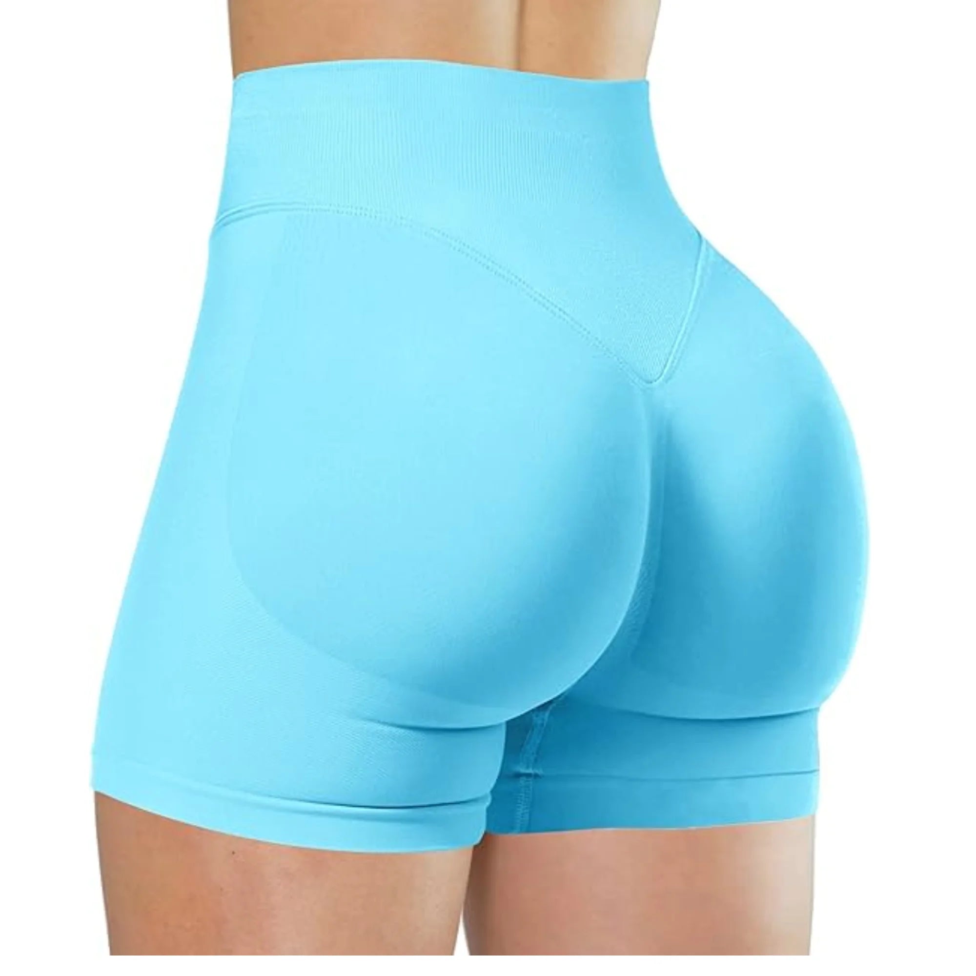 High-Waist Summer Yoga Shorts