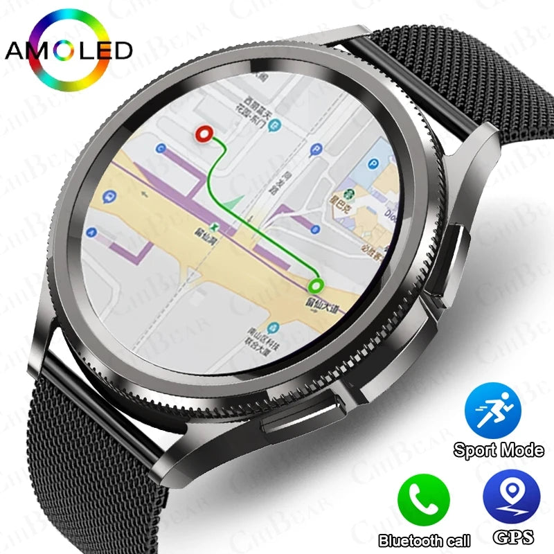 Watch 6 Classic Smartwatch – Bluetooth Call, GPS, Heart Rate & Fitness Tracker 2025
