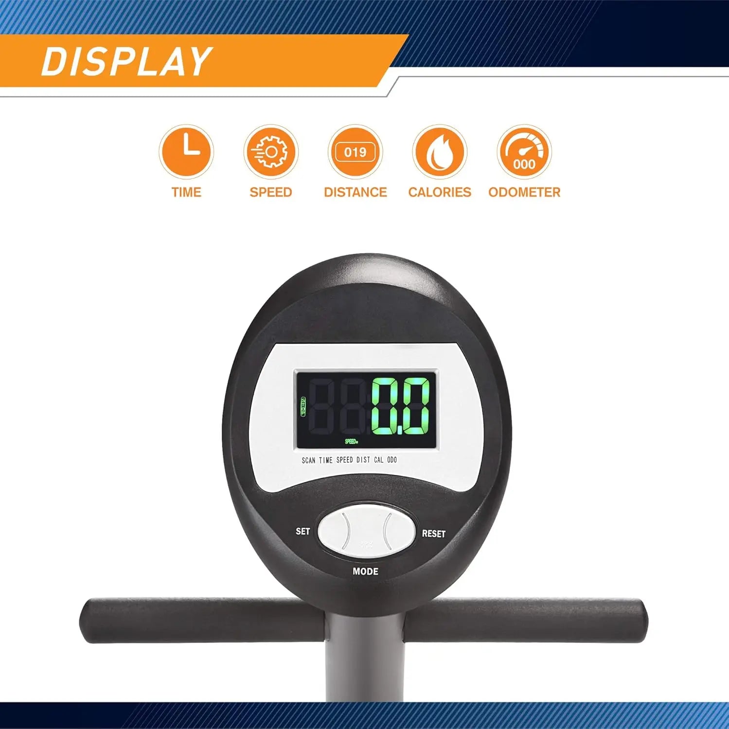 Home Exercise Bike – Adjustable Magnetic Resistance Trainer