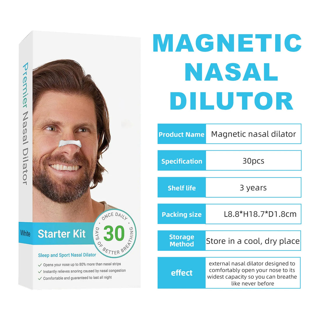Nasal Breathing Dilator Kit (30 Days)