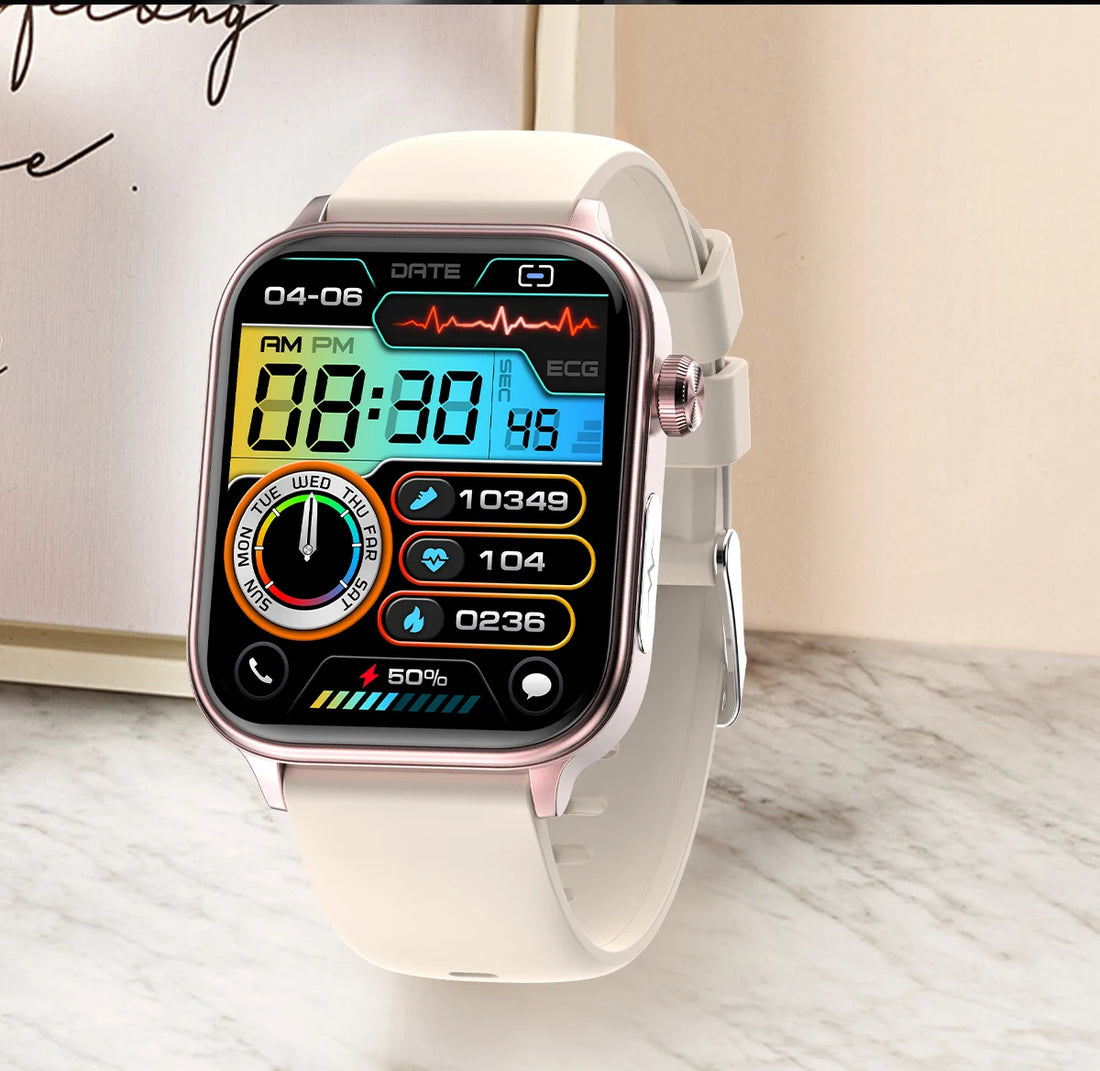 AI Diagnostic Smartwatch – Blood Lipid, Uric Acid & Women’s Health Tracker 2025