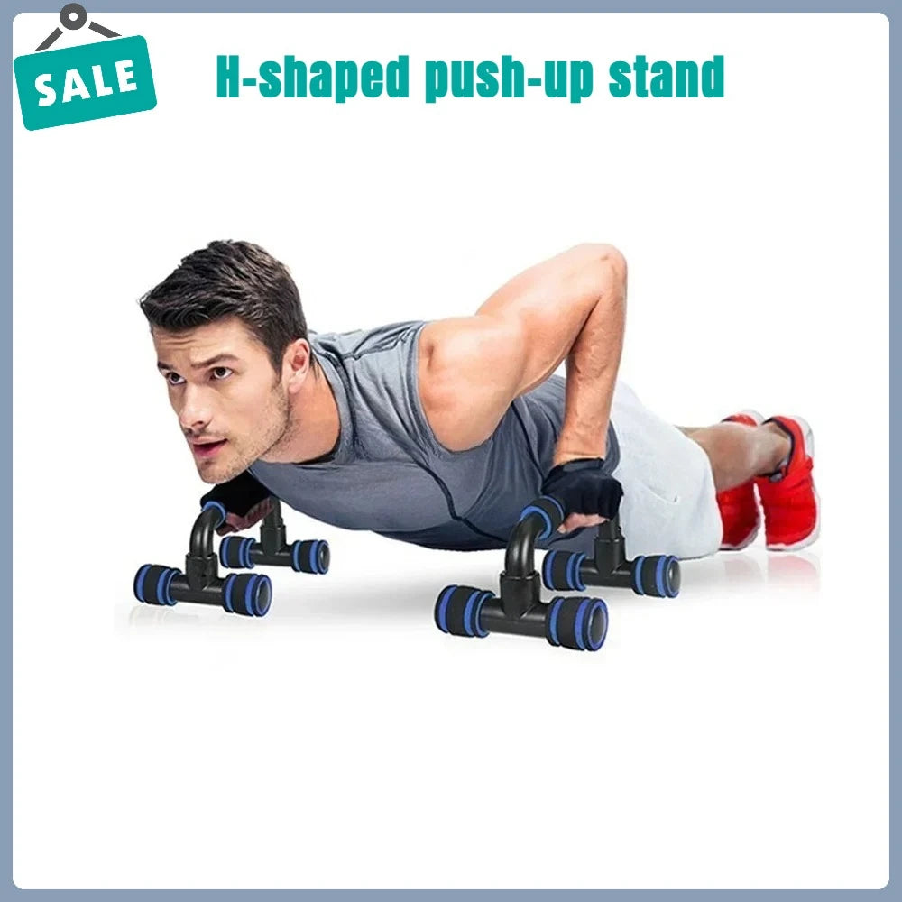 H-Shaped Push-Up Bars – Foam Grip Home Fitness Equipment
