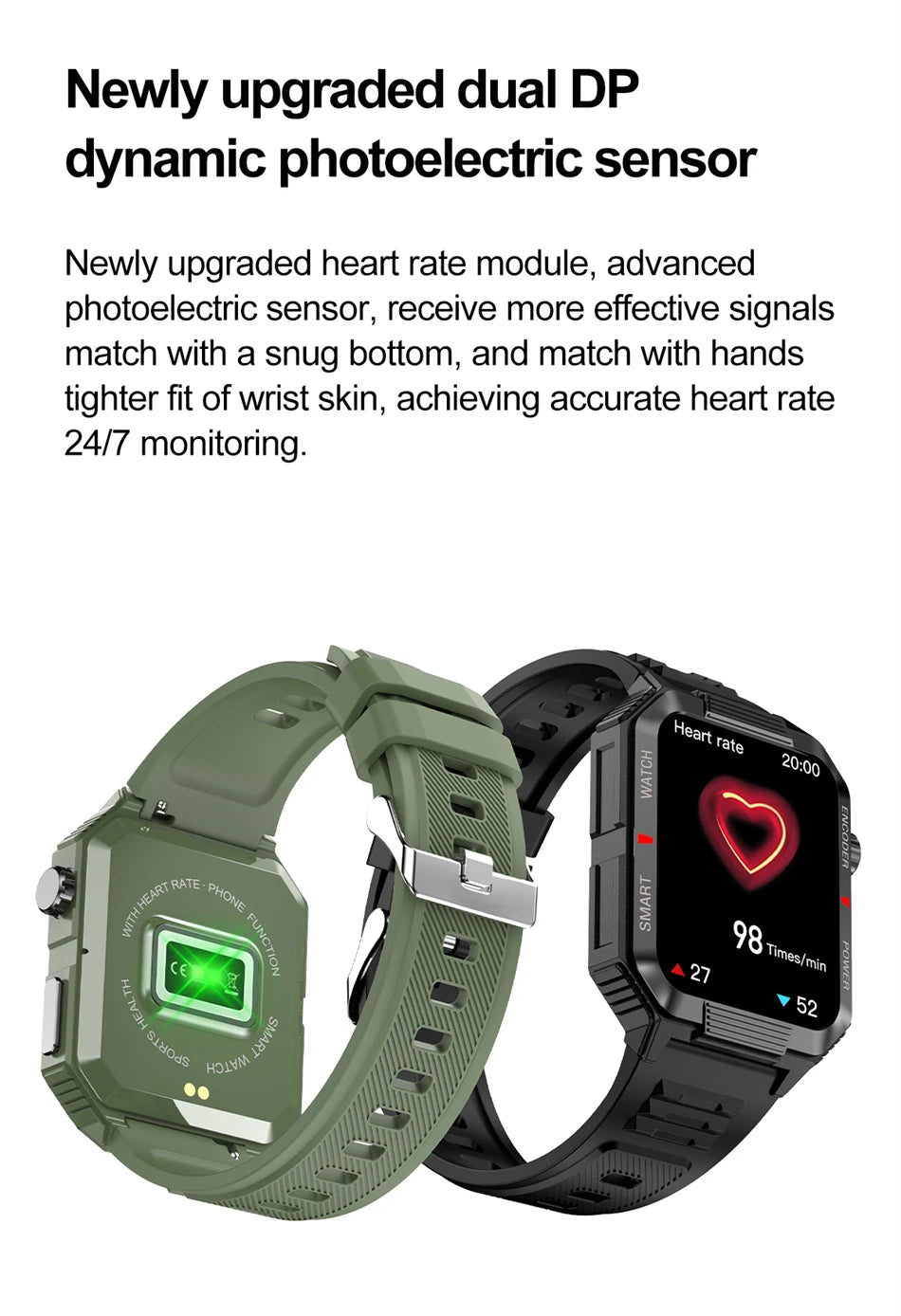 Men’s NFC Bluetooth Smartwatch – 1.99" HD Screen, Fitness & Sports Tracker