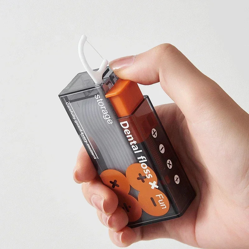 Auto-Floss Pro – One-Touch Pop-Up Dental Floss Holder with Refills
