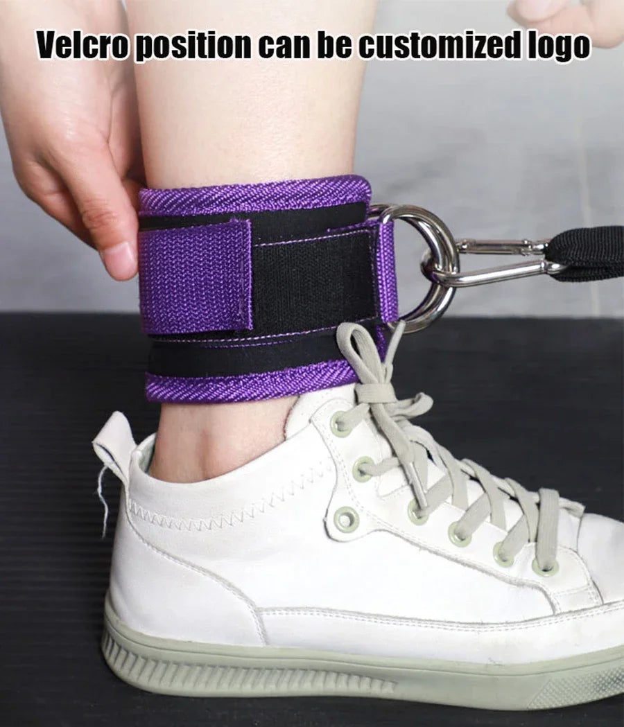 Adjustable Ankle Straps – D-Ring Cuffs for Cable Leg Workouts