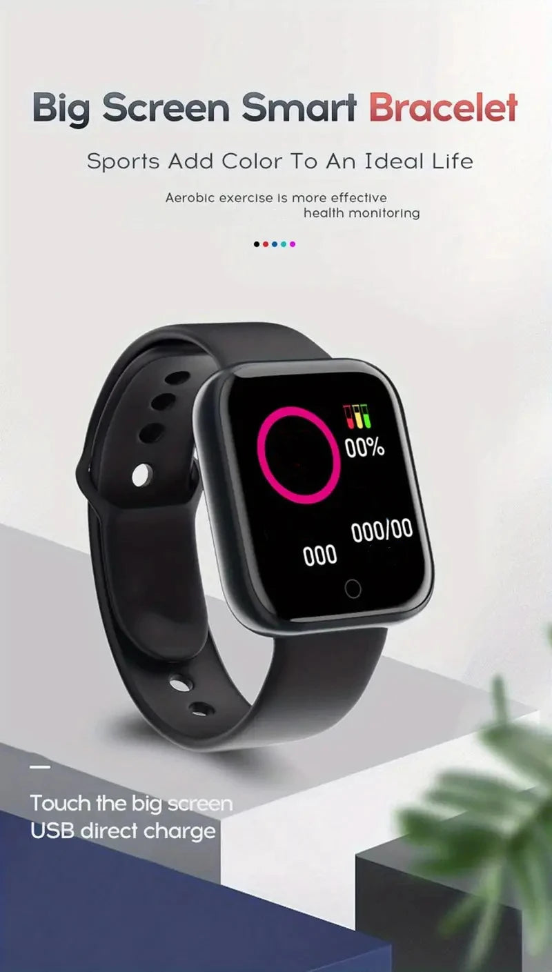 D13 Smartwatch – Bluetooth Fitness Tracker with Sleep & Music Control
