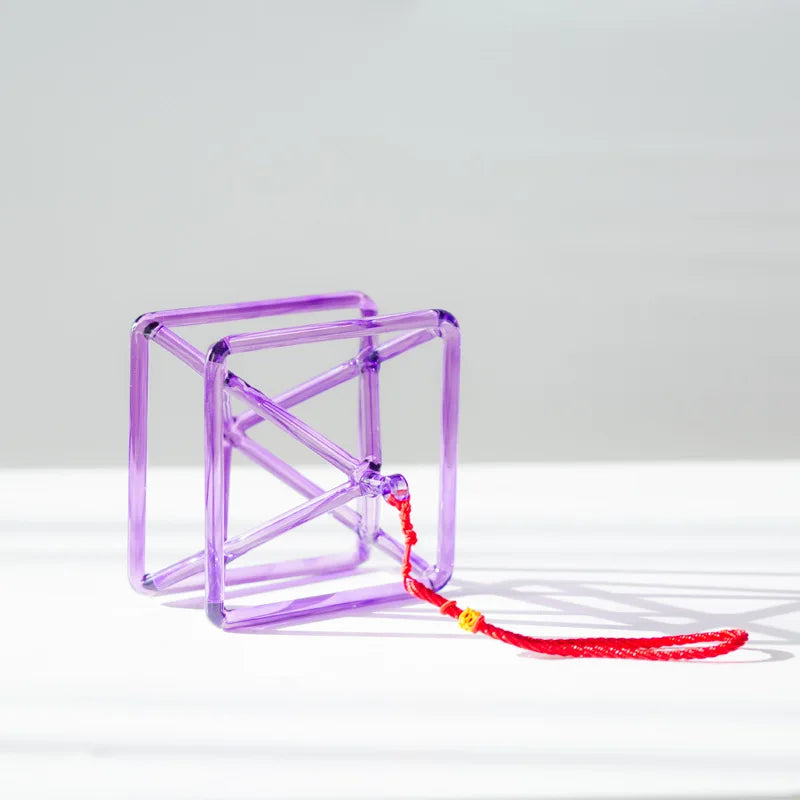 Blue Crystal Pyramid Singing Bowl