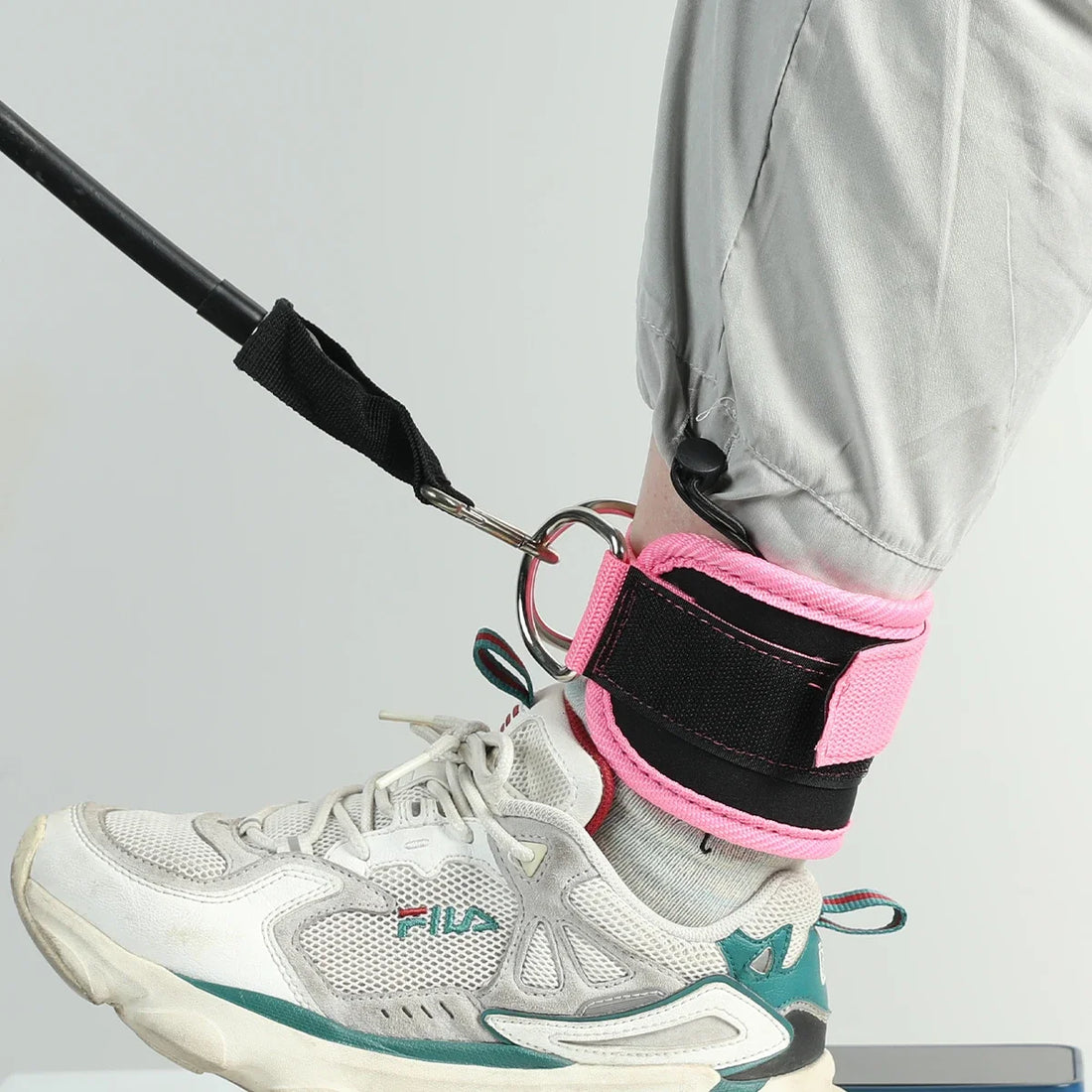 Adjustable Ankle Straps – D-Ring Cuffs for Cable Leg Workouts