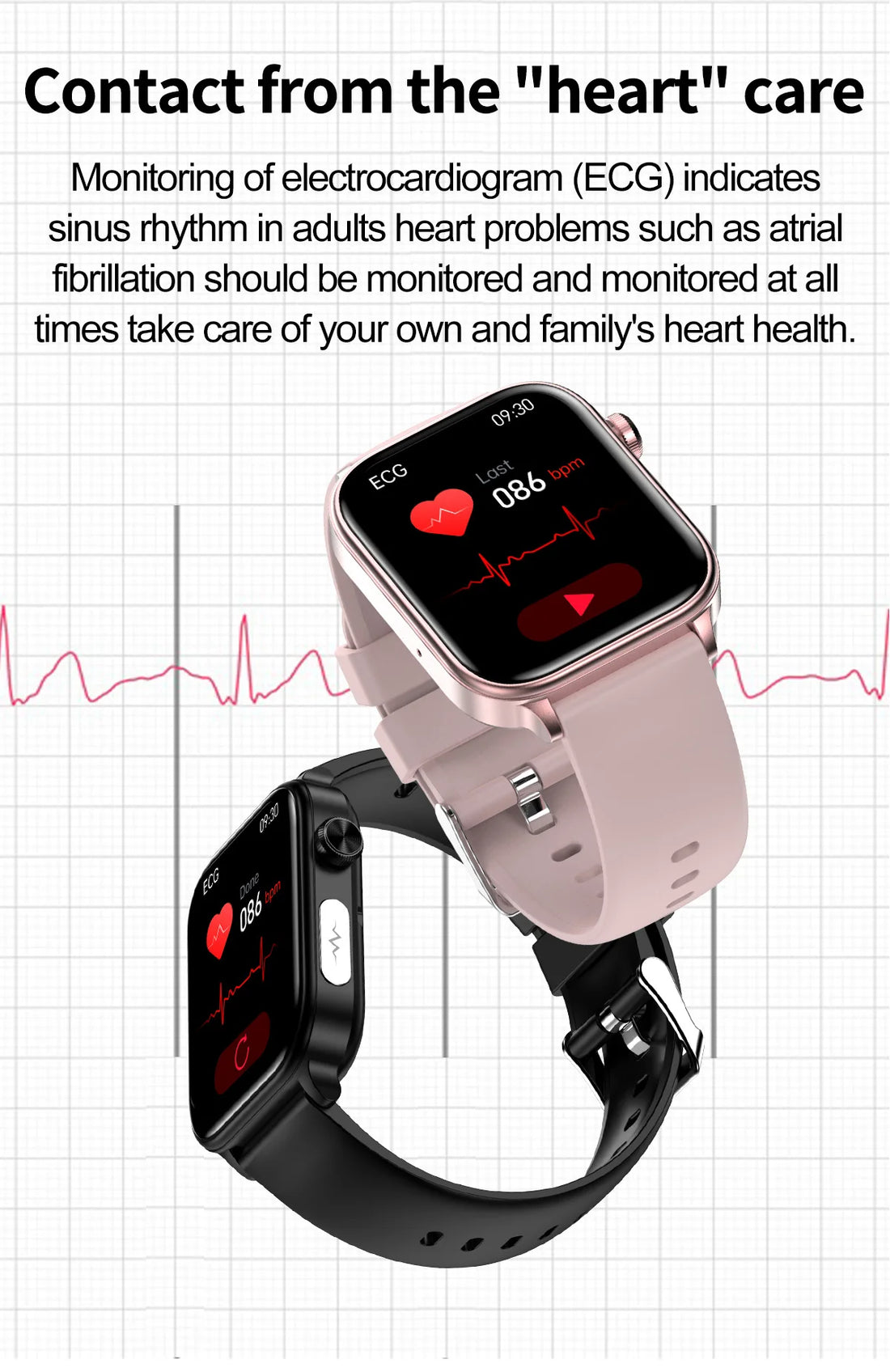 AI Diagnostic Smartwatch – Blood Lipid, Uric Acid & Women’s Health Tracker 2025
