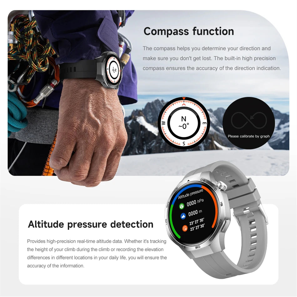 Watch 5 MAX 2025 – AMOLED Smartwatch with NFC, GPS, Bluetooth Call & Fitness Tracking