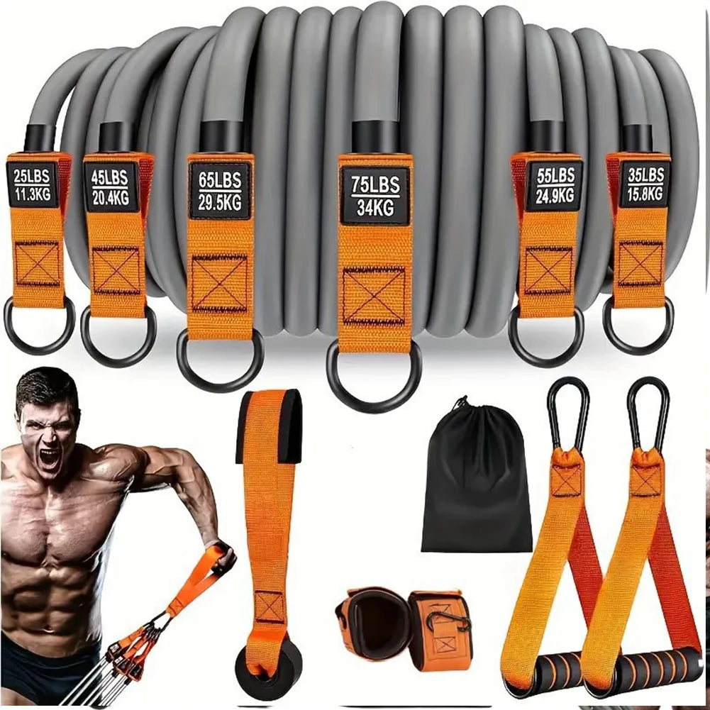 Resistance Bands Set – Heavy Duty Workout Bands with Handles