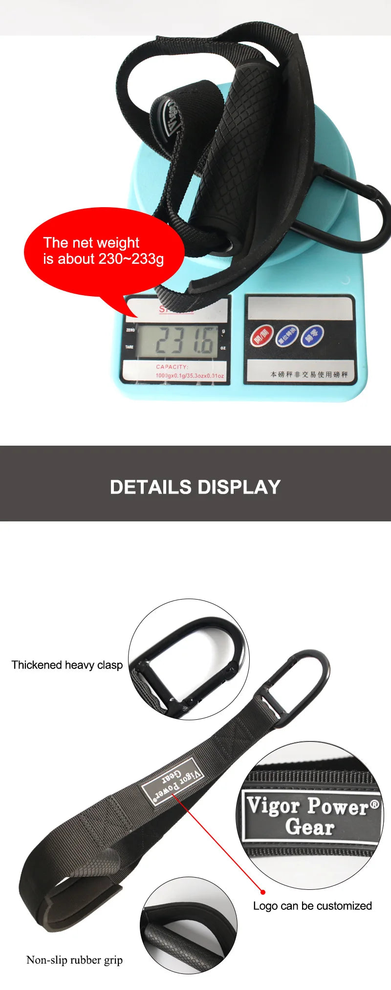 Tricep Pull Down Rope – Gym Cable Attachment for Strength Training