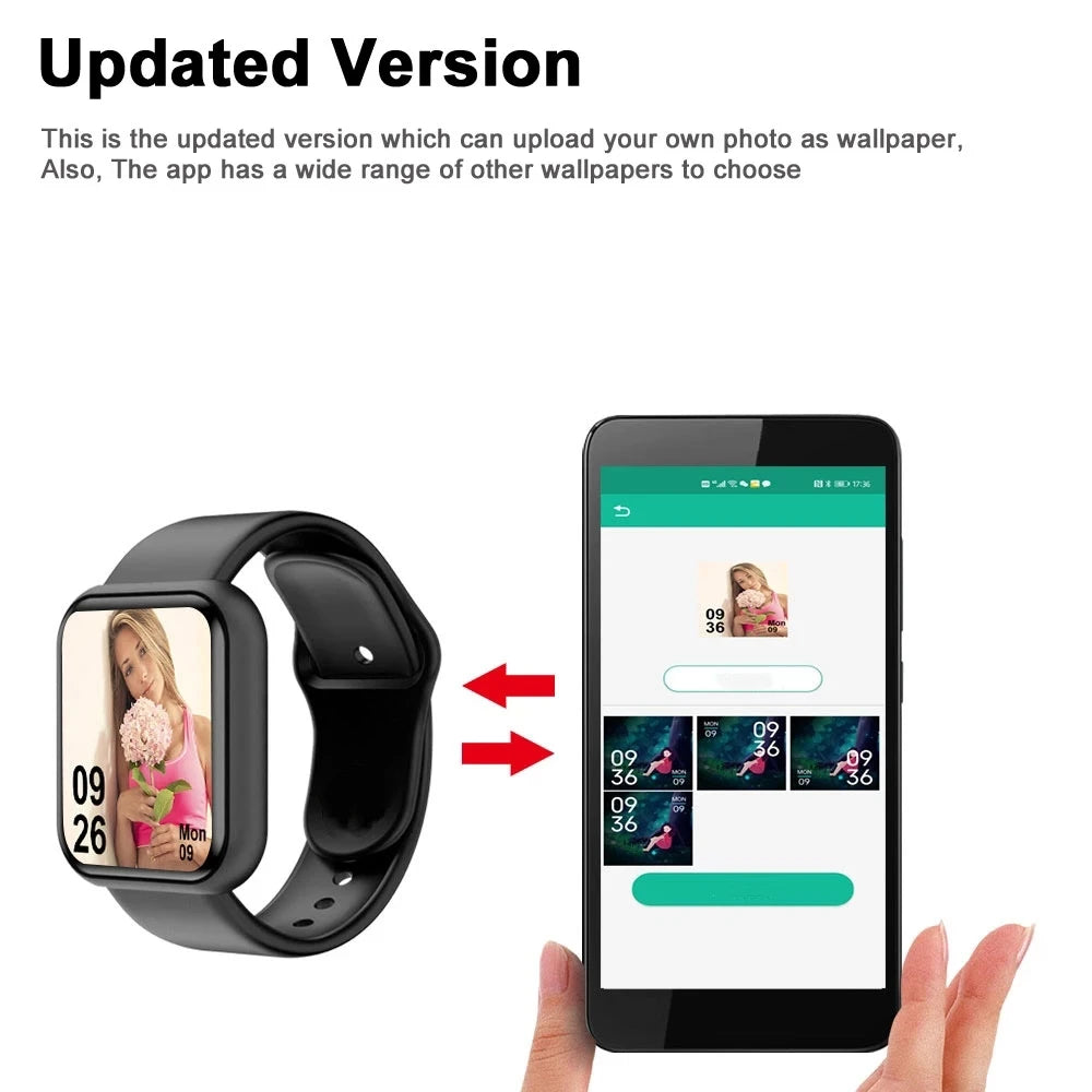 D13 Smartwatch – Bluetooth Fitness Tracker with Sleep & Music Control