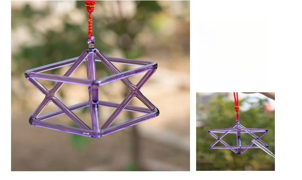 Blue Crystal Pyramid Singing Bowl