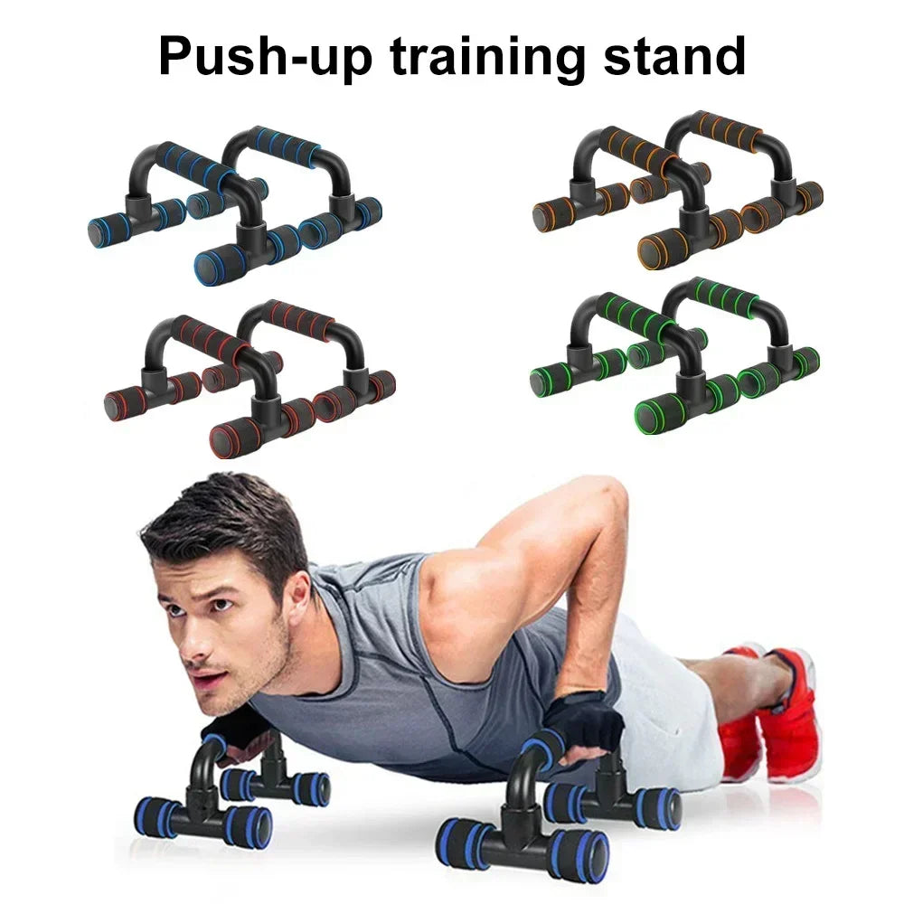H-Shaped Push-Up Bars – Foam Grip Home Fitness Equipment