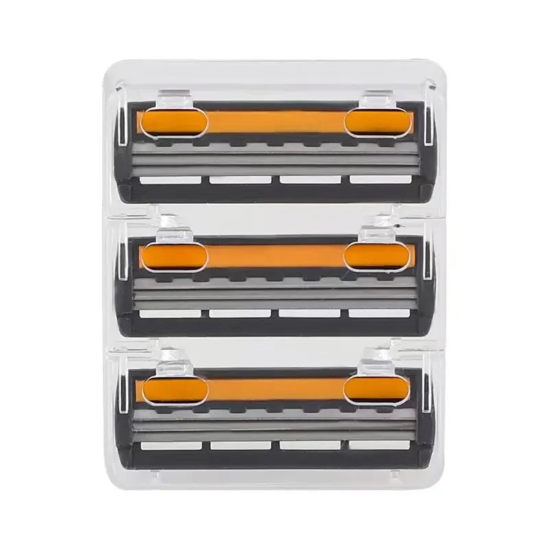 Men’s Triple-Layer Razor – Reusable Shaver with Replaceable Blades