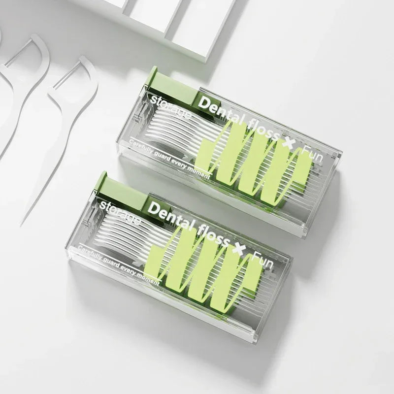Auto-Floss Pro – One-Touch Pop-Up Dental Floss Holder with Refills