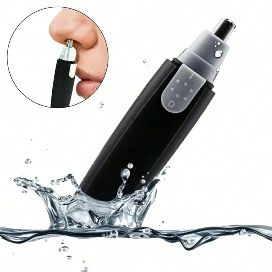 Portable Mini Nose Hair Trimmer – Electric Facial Hair Remover for Men & Women
