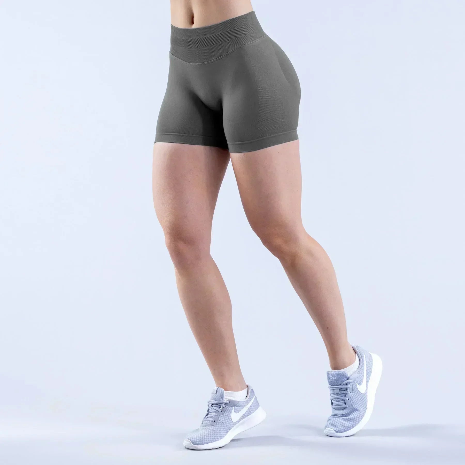 High-Waist Summer Yoga Shorts