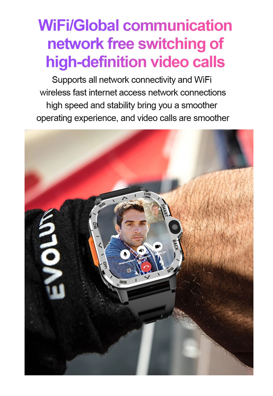Valdus PGD Android Smartwatch – Dual Camera, GPS, NFC, 4G SIM & WiFi