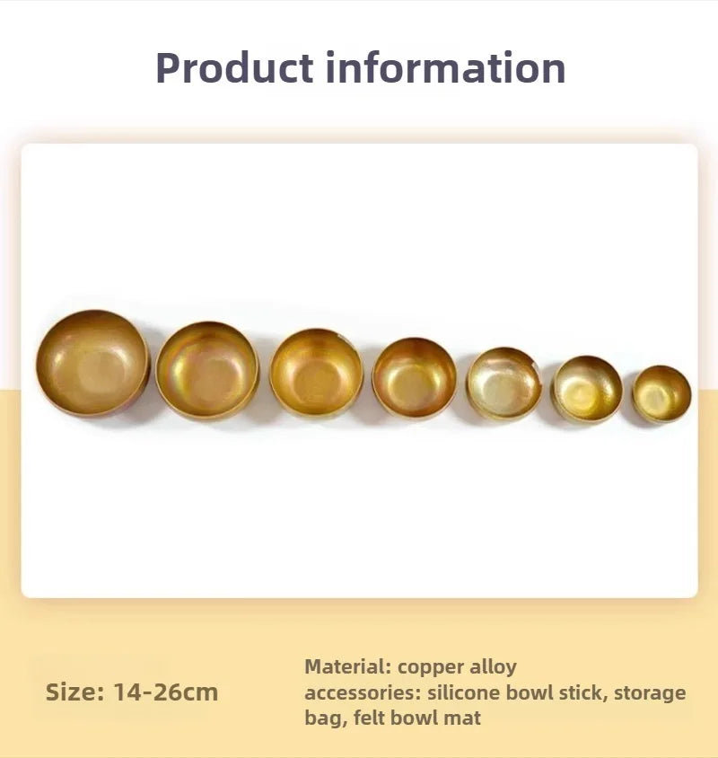 Copper Meditation Singing Bowl