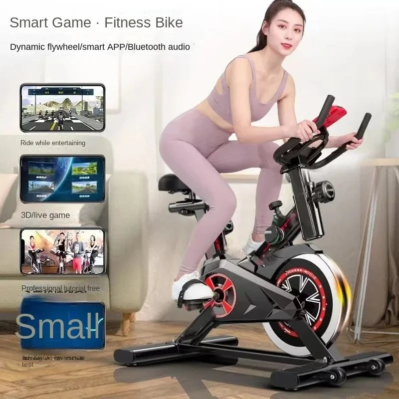 Silent Smart Spin Bike – Indoor Exercise & Weight Loss Fitness Equipment