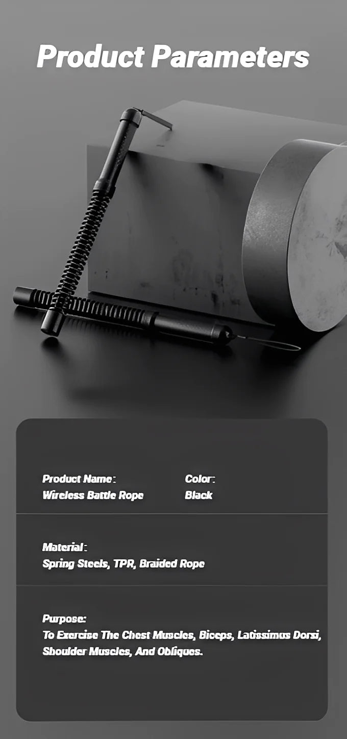 Strength Training Bar – Ergonomic Arm & Muscle Trainer with Spring Resistance