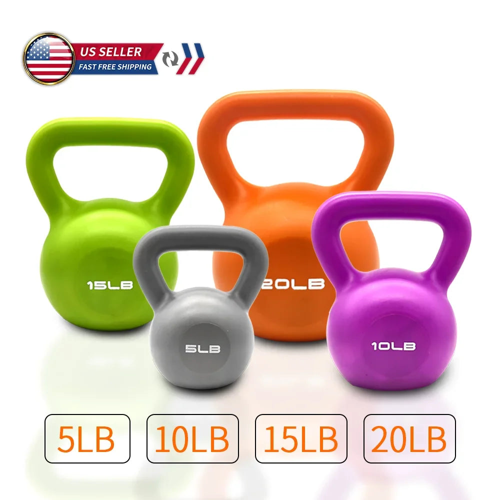 5lb Kettlebell – Vinyl Coated Weight for Strength Training
