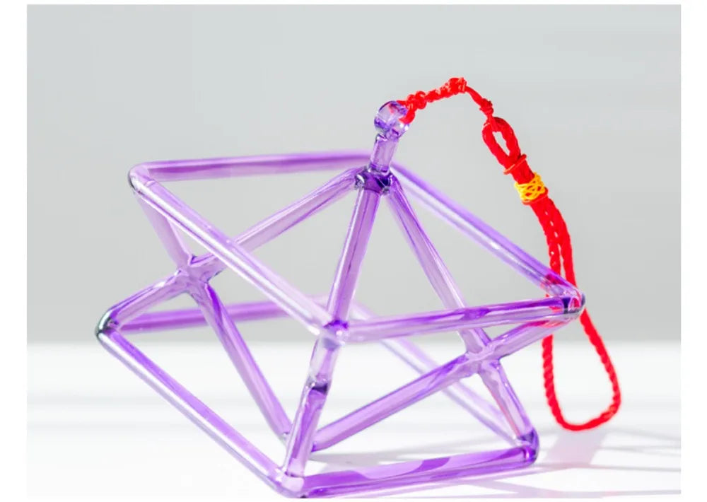 Blue Crystal Pyramid Singing Bowl