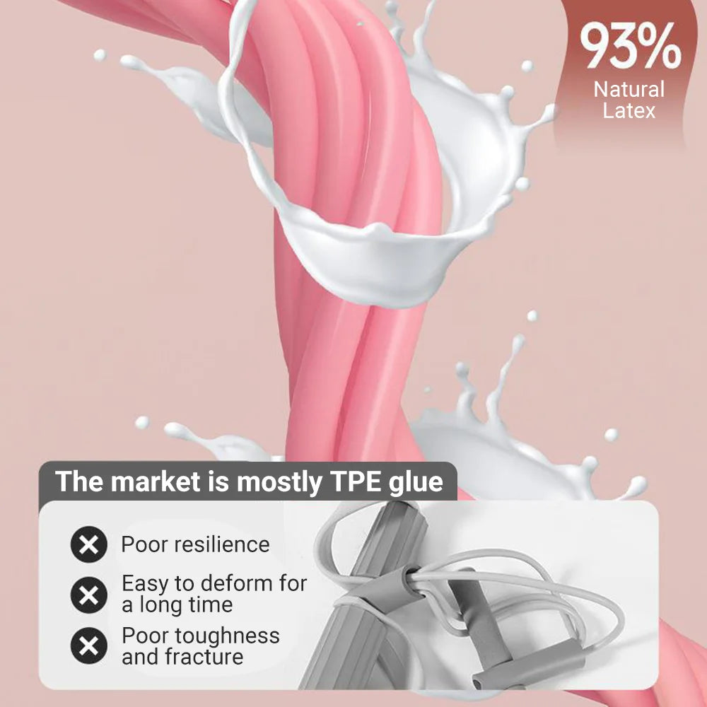 6-Tube Resistance Band Pedal Puller – Multi-Function Fitness Rope