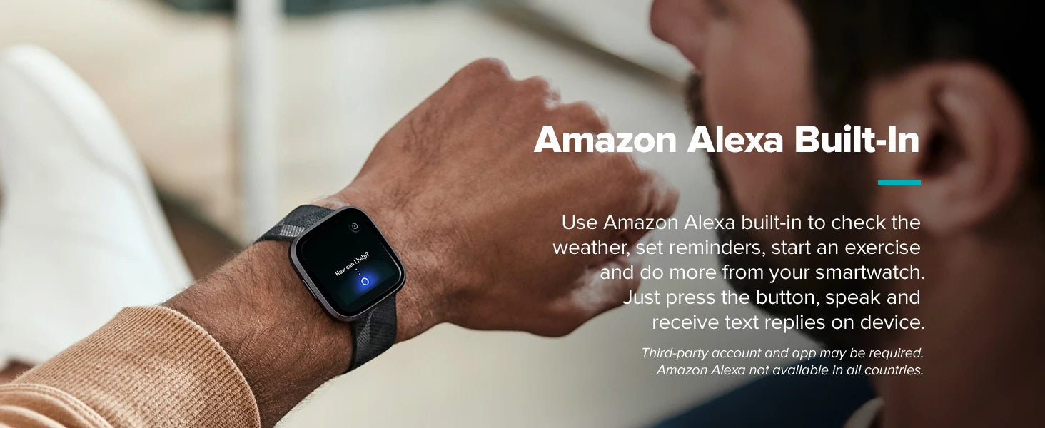Fitbit Versa 2 – Health & Fitness Smartwatch with Alexa, Heart Rate & Sleep Tracking